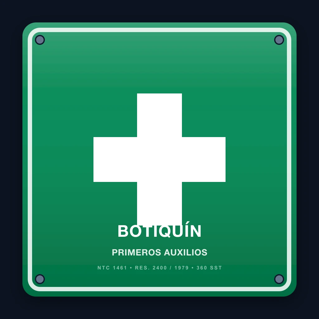 Señal botiquín
