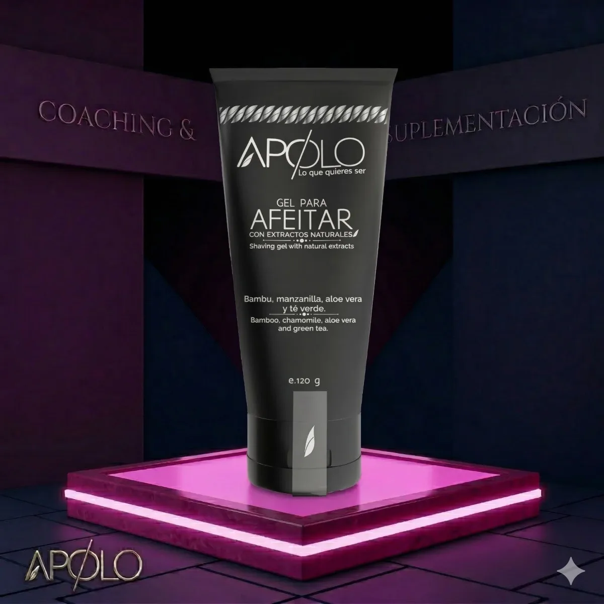 Gel para afeitar apolo
